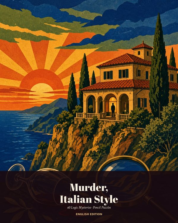 Murder, Italian Style — 60 logic mysteries — cover