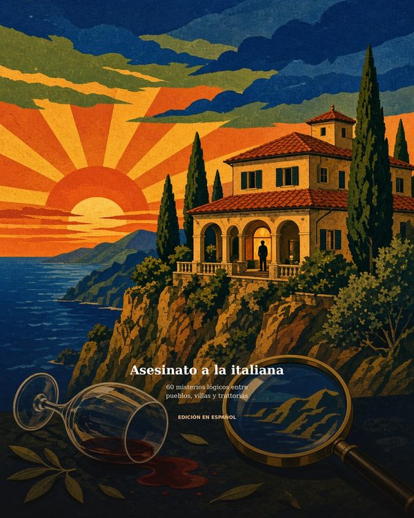 Asesinato a la italiana — 60 misterios lógicos — cover