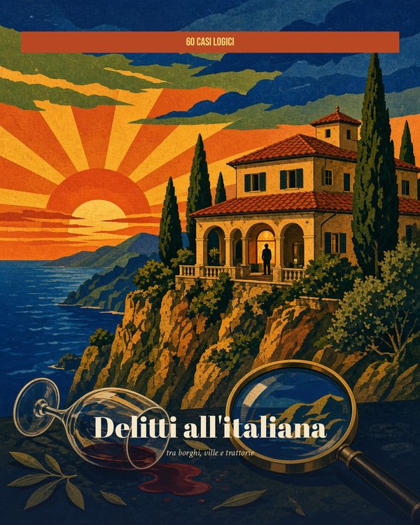 Delitti all'italiana — 60 gialli logici a matita — cover